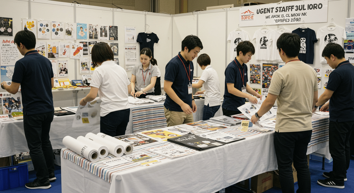 イベントスタッフの服装がオフィスカジュアル